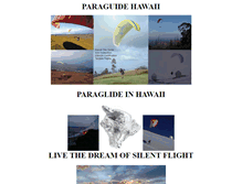 Tablet Screenshot of paraguidehawaii.com